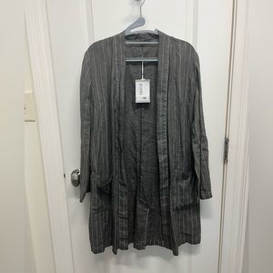 120% Lino Women’s No button Jacket - Size M